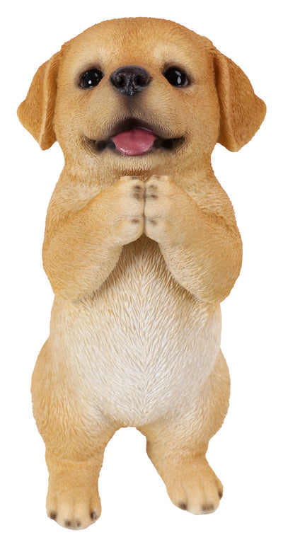 Praying Yellow Labrador Puppy Statue HI-LINE GIFT LTD.