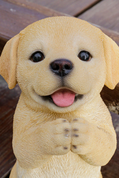 Praying Yellow Labrador Puppy Statue HI-LINE GIFT LTD.