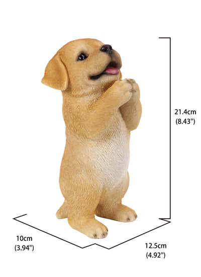 Praying Yellow Labrador Puppy Statue HI-LINE GIFT LTD.