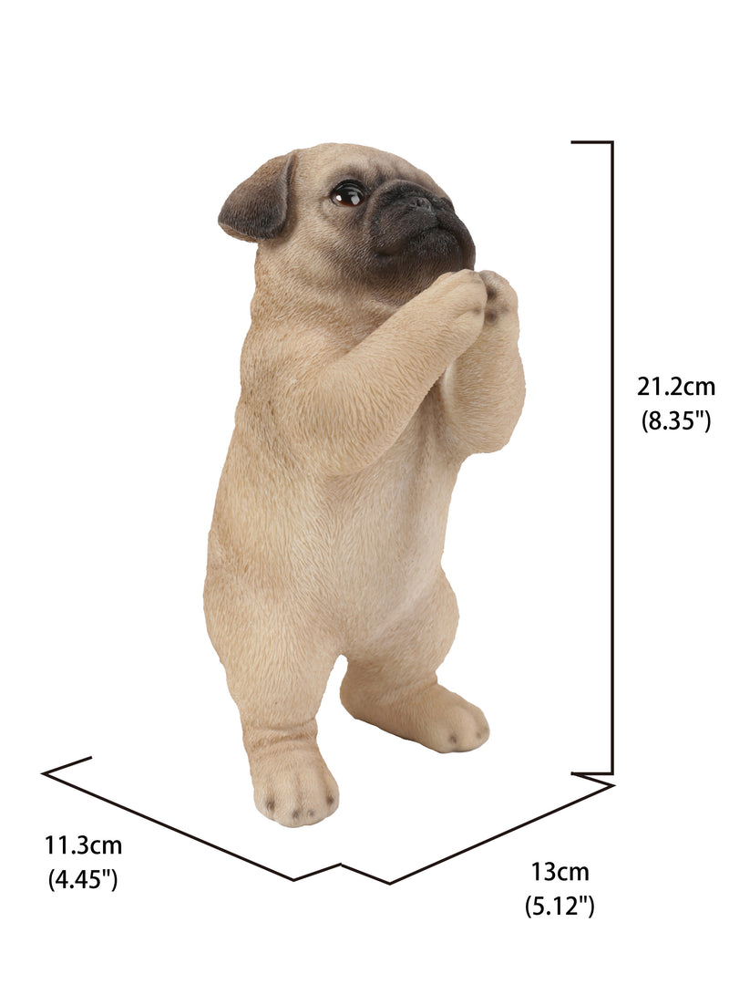 Praying Pug Puppy Statue HI-LINE GIFT LTD.