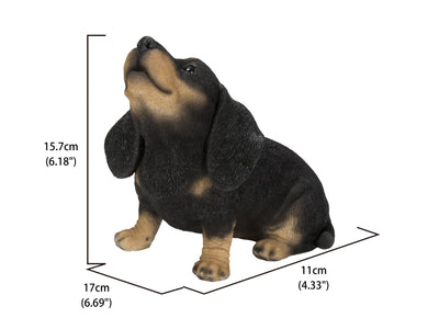 Hi-Line Exclusive - Howling Dachshund Puppy Statue HI-LINE GIFT LTD.