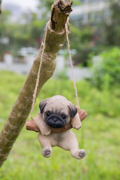 Pat Pals - Pug Puppy Hanging Statue HI-LINE GIFT LTD.