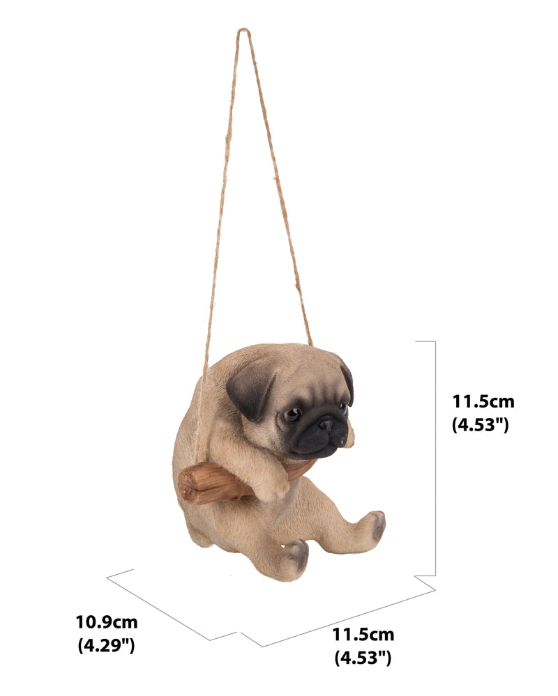 Pat Pals - Pug Puppy Hanging Statue HI-LINE GIFT LTD.