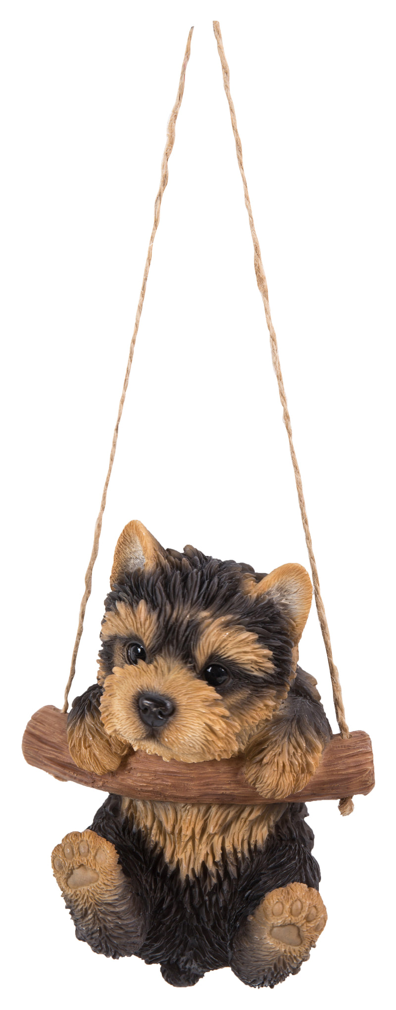 Hanging Yorkshire Terrier Puppy Statue HI-LINE GIFT LTD.