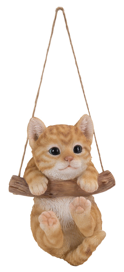 Pet Pals -Tabby Kitten Hanging Statue HI-LINE GIFT LTD.