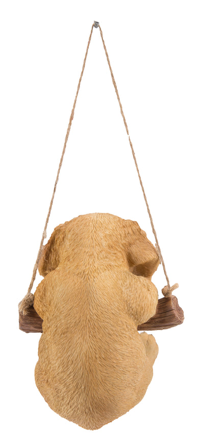 Pet Pals - Golden Retriever Puppy Hanging-Yellow Statue HI-LINE GIFT LTD.