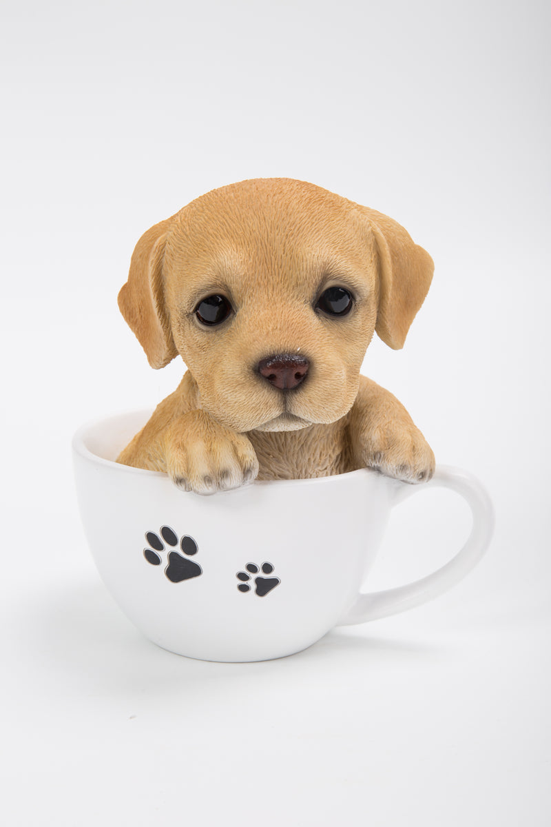 Pet Pals-Teacup Labrador Puppy Statue HI-LINE GIFT LTD.