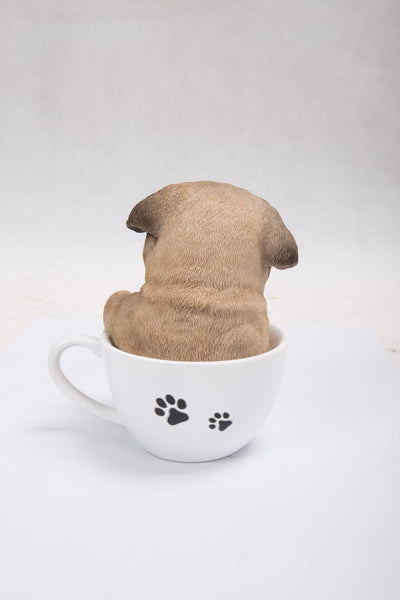 Pet Pals-Teacup Pug Puppy Statue HI-LINE GIFT LTD.