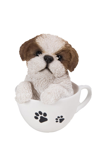 Pet Pals-Teacup Shin Tzu Puppy Statue HI-LINE GIFT LTD.