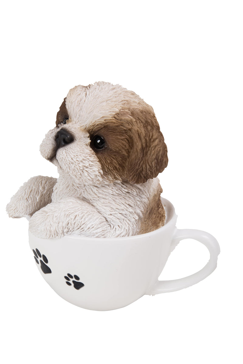 Pet Pals-Teacup Shin Tzu Puppy Statue HI-LINE GIFT LTD.