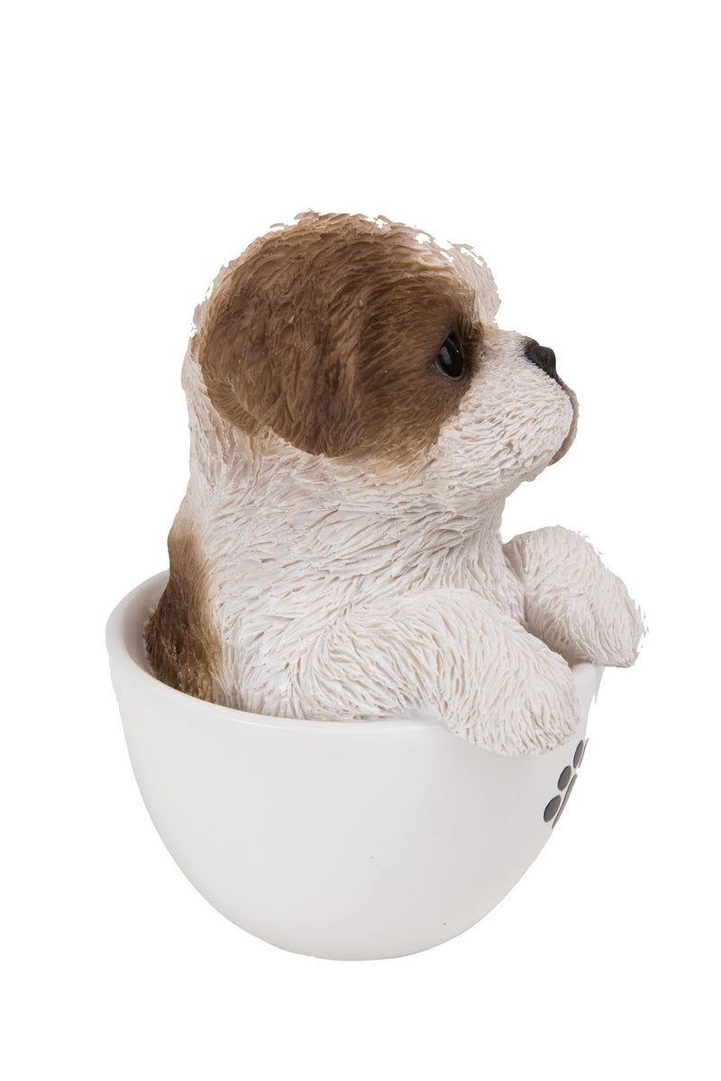 Pet Pals-Teacup Shin Tzu Puppy Statue HI-LINE GIFT LTD.