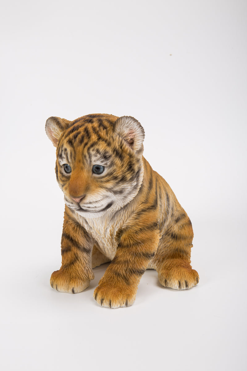 Sitting Tiger Cub Statue HI-LINE GIFT LTD.