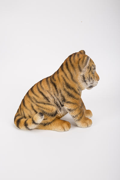 Sitting Tiger Cub Statue HI-LINE GIFT LTD.