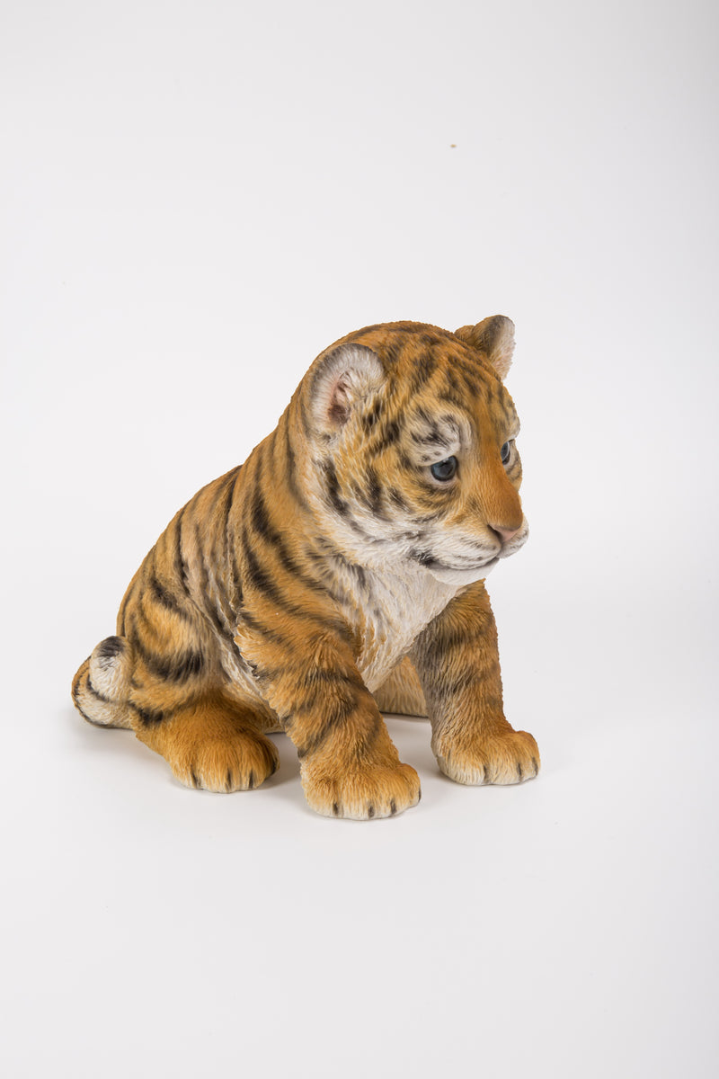 Sitting Tiger Cub Statue HI-LINE GIFT LTD.