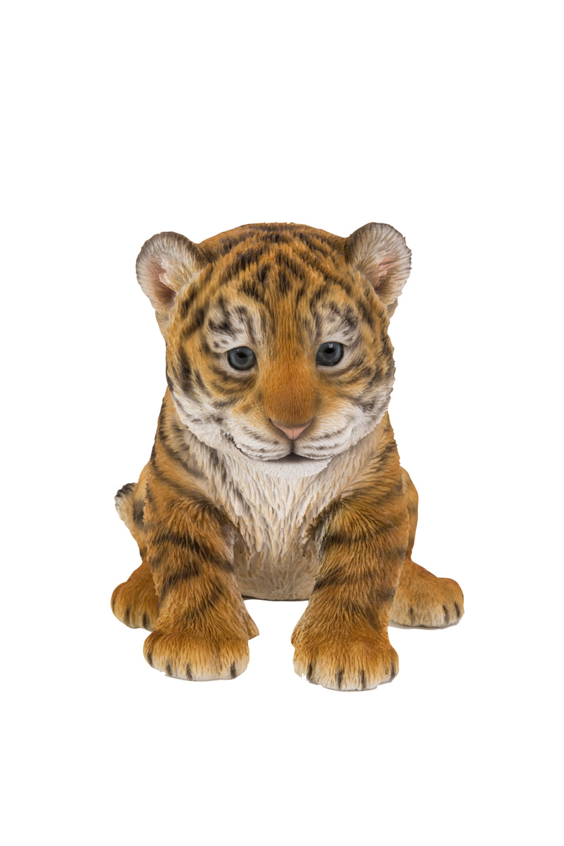 Sitting Tiger Cub Statue HI-LINE GIFT LTD.