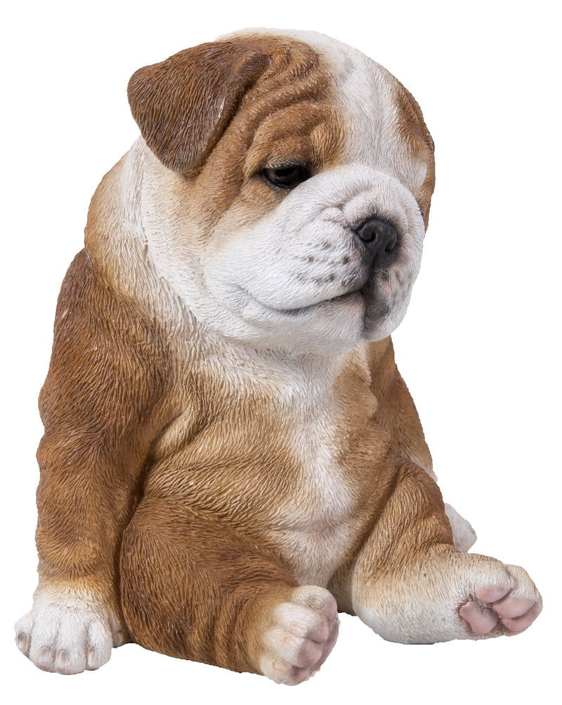 Pet Pals - Sitting Sleepy Bulldog Puppy Statue HI-LINE GIFT LTD.