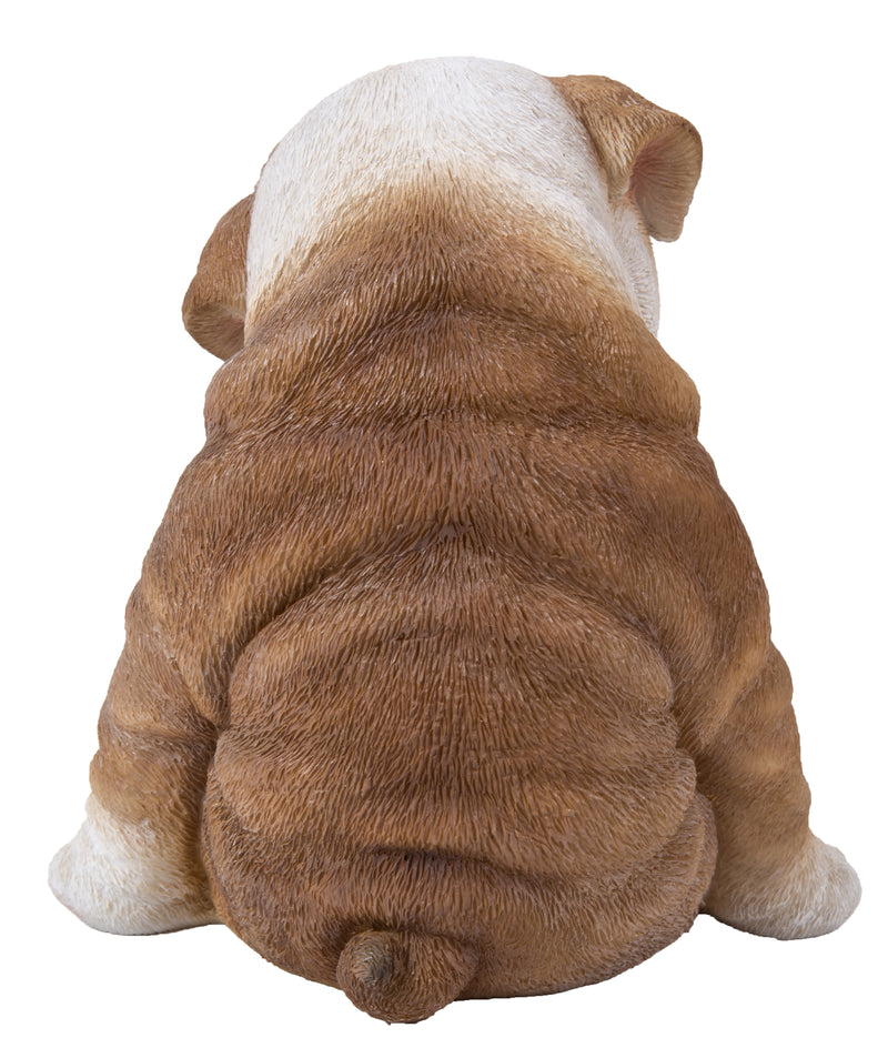 Pet Pals - Sitting Sleepy Bulldog Puppy Statue HI-LINE GIFT LTD.