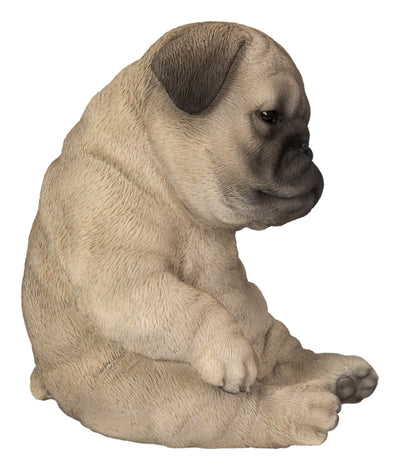 Hi-Line Exclusive - Sitting Sleepy Pug Puppy Statue HI-LINE GIFT LTD.