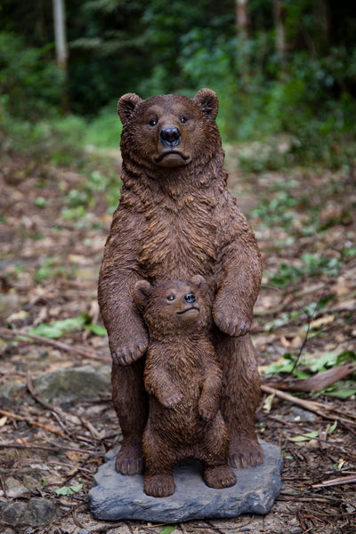 Standing Mother & Baby Brown Bears HI-LINE GIFT LTD.