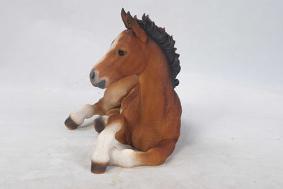 Horse Colt Laying Down Statue HI-LINE GIFT LTD.