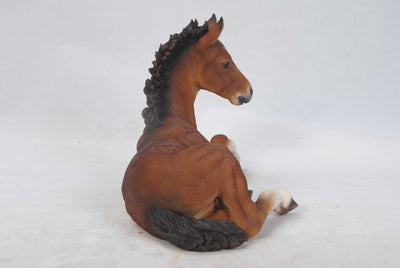 Horse Colt Laying Down Statue HI-LINE GIFT LTD.