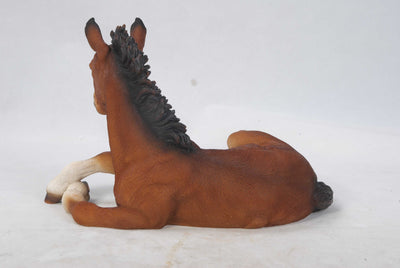 Horse Colt Laying Down Statue HI-LINE GIFT LTD.