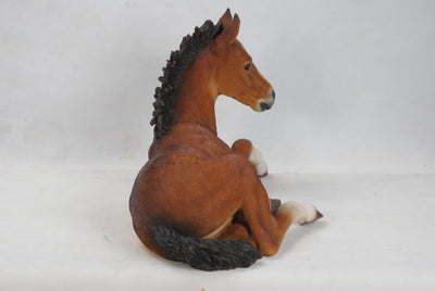 Horse Colt Laying Down Statue HI-LINE GIFT LTD.