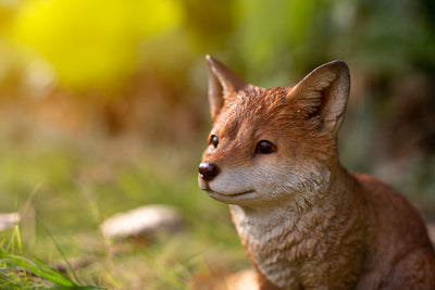 Fox Pup Sitting Statue HI-LINE GIFT LTD.