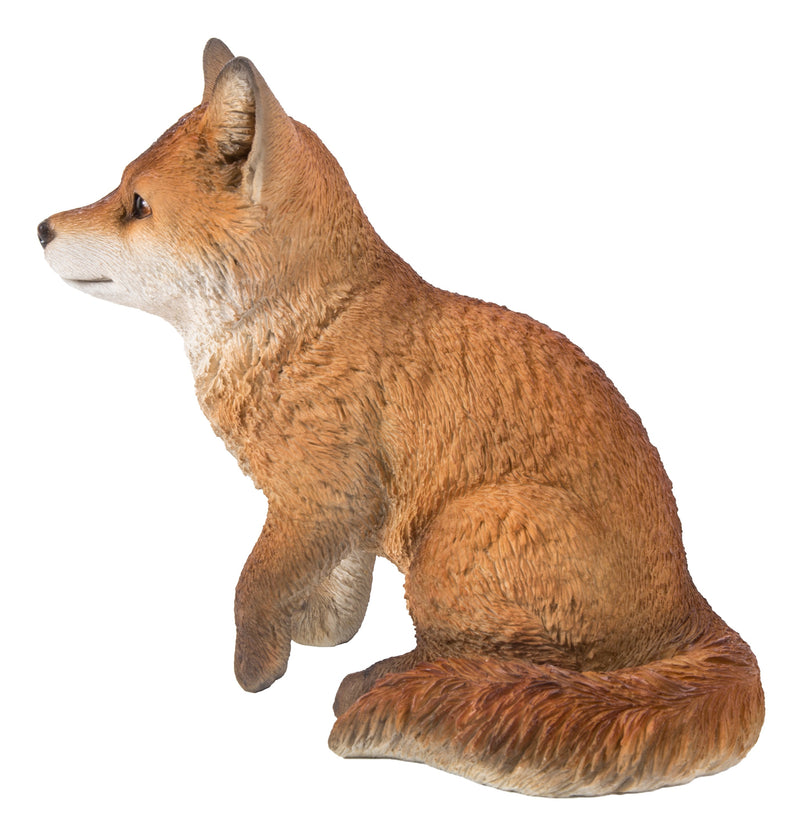 Fox Pup Sitting Statue HI-LINE GIFT LTD.