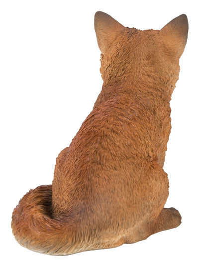 Fox Pup Sitting Statue HI-LINE GIFT LTD.