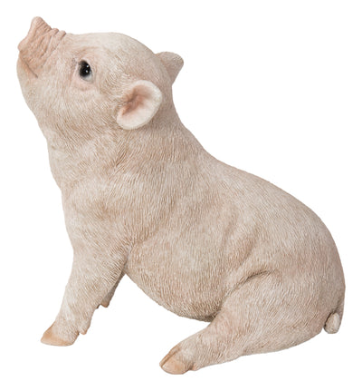 Baby Pig Sitting - Pink HI-LINE GIFT LTD.