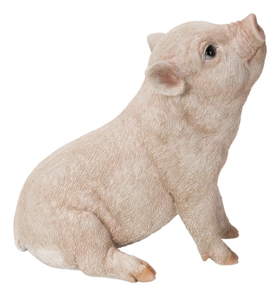 Baby Pig Sitting - Pink HI-LINE GIFT LTD.