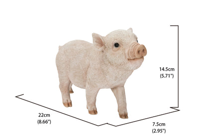 Baby Pig Standing - Pink HI-LINE GIFT LTD.