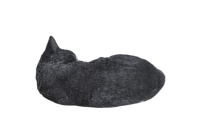 Black/White Cat Sleeping Lying Down HI-LINE GIFT LTD.