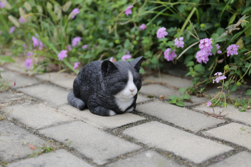 Black/White Cat Sleeping Hi-Line Gift Ltd.