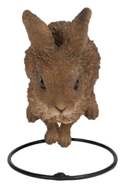 Hare Cub Jumping Statue HI-LINE GIFT LTD.