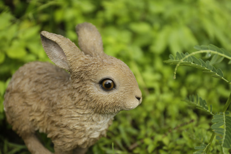 Hare Cub Jumping Statue HI-LINE GIFT LTD.