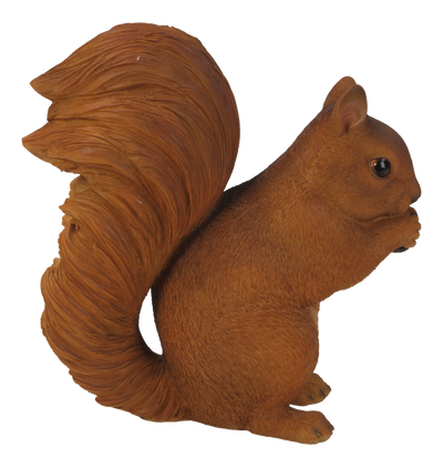 Brown Squirrel Eating Statue HI-LINE GIFT LTD.