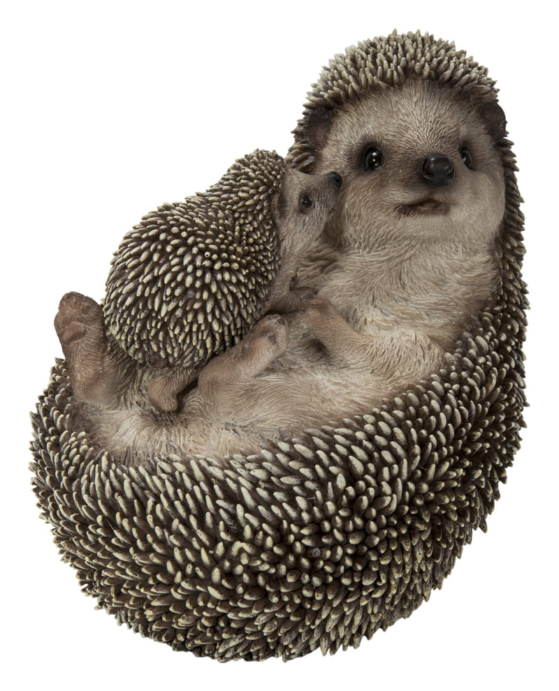 Mother & Baby Hedgehogs On Back HI-LINE GIFT LTD.