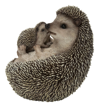 Mother & Baby Hedgehogs On Back HI-LINE GIFT LTD.