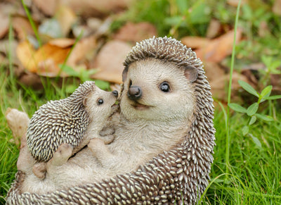 Mother & Baby Hedgehogs On Back HI-LINE GIFT LTD.