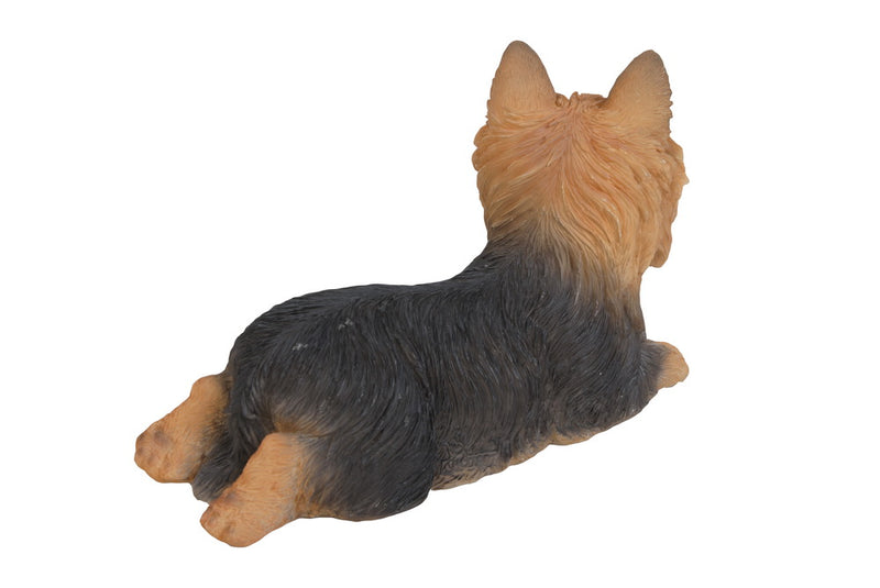 Yorkshire Terrier Lying Down Statue HI-LINE GIFT LTD.