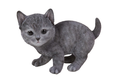 Russian Blue Kitten Statue HI-LINE GIFT LTD.