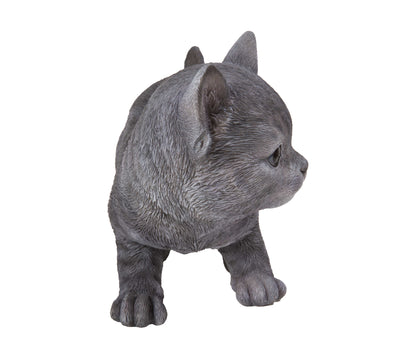 Russian Blue Kitten Statue HI-LINE GIFT LTD.