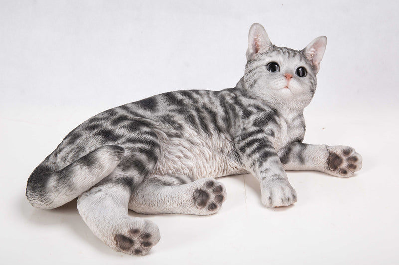 American Shorthair Cat Lying Down HI-LINE GIFT LTD.