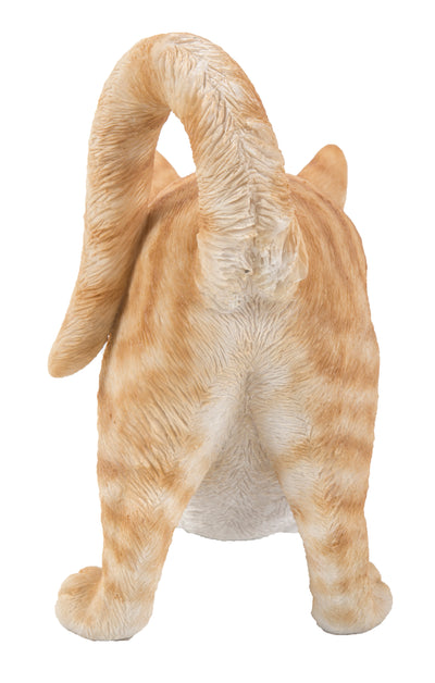 Orange Tabby Cat Stretching Hi-Line Gift Ltd.