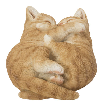 Sleeping Couple Cats - Orange HI-LINE GIFT LTD.