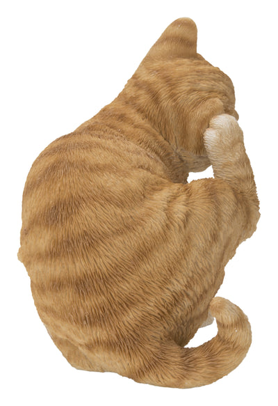 Yellow Cat Scratching Ear HI-LINE GIFT LTD.