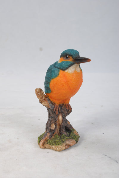 Kingfisher on Stump Statue HI-LINE GIFT LTD.