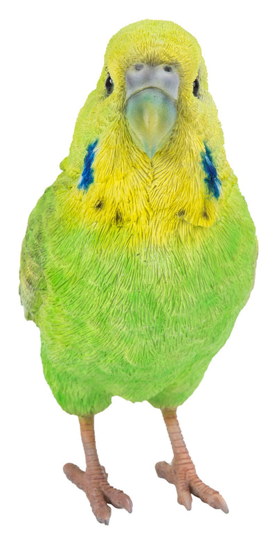 Budgerigar With Iron Foot Green HI-LINE GIFT LTD.